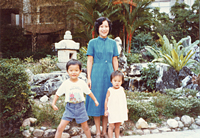 マレーシア赴任後の家族（1978年）